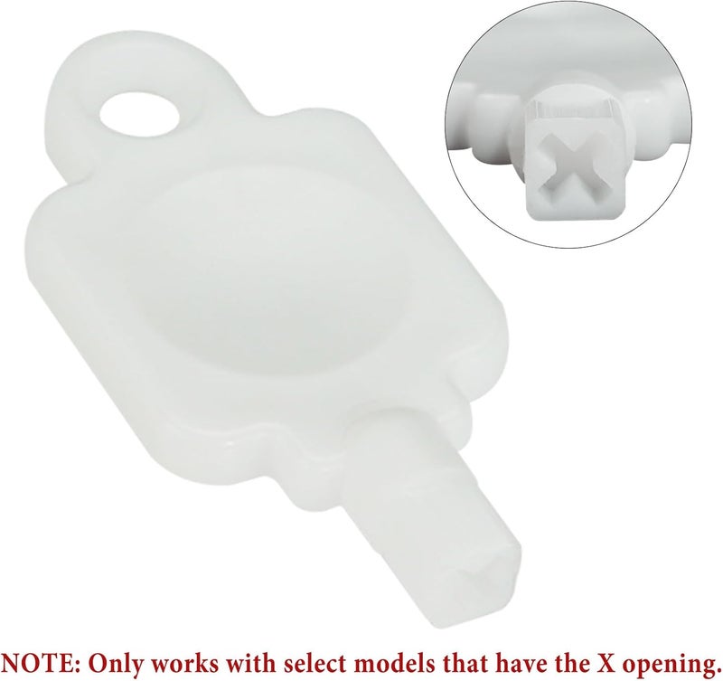 gradora 2PCS 50413 Dispenser Key Replacement for Geor-gia Pacific and Cintas Toilet Paper Dispenser 58050 59009 54050 - Image 2
